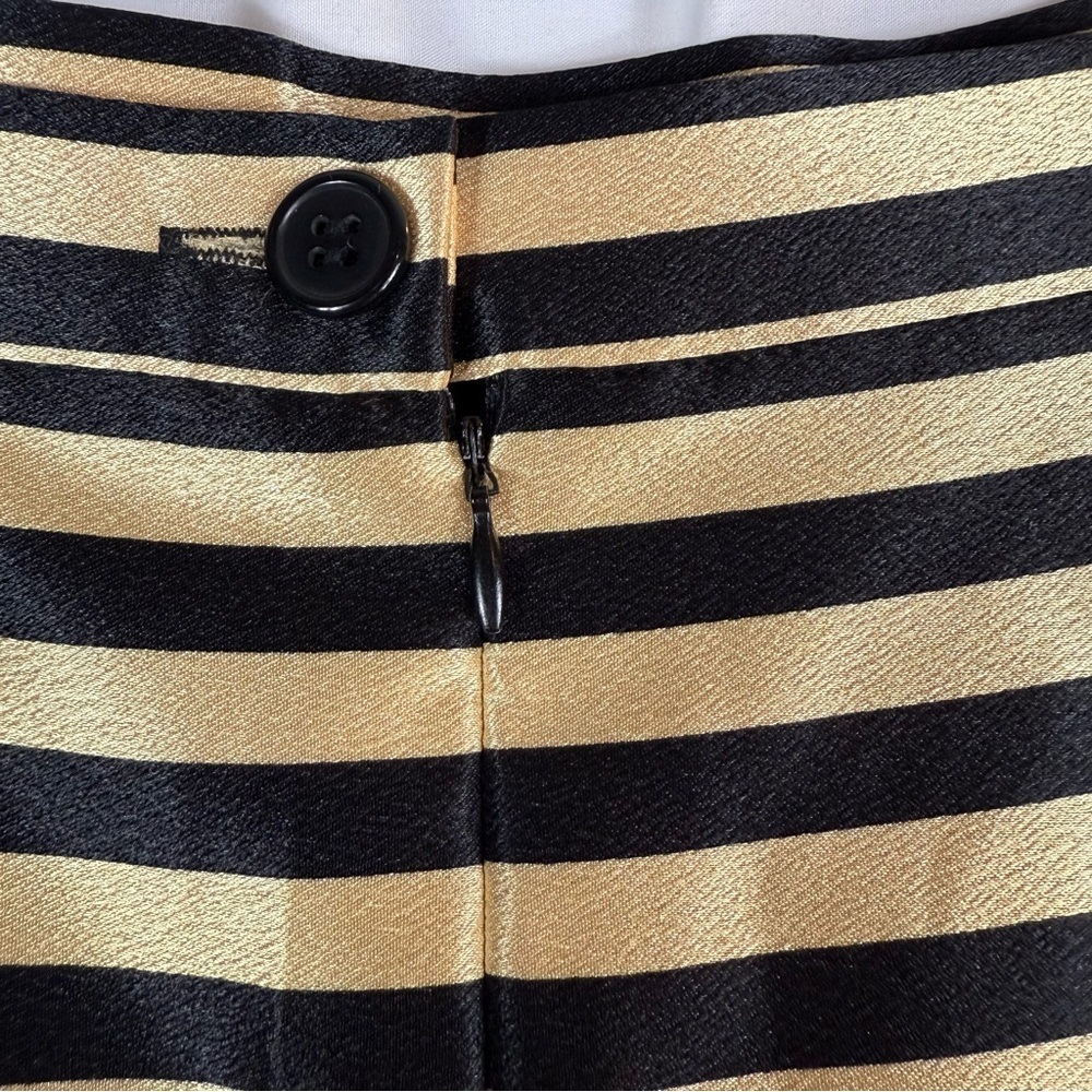 Vintage set Night studio New York size:12 color: gold, black striped print - Picture 14 of 17